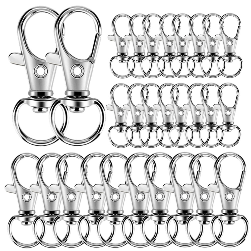 25-200Pcs Metal Swivel Snap Ho - огляд і ціна Jewelry Making Hoops