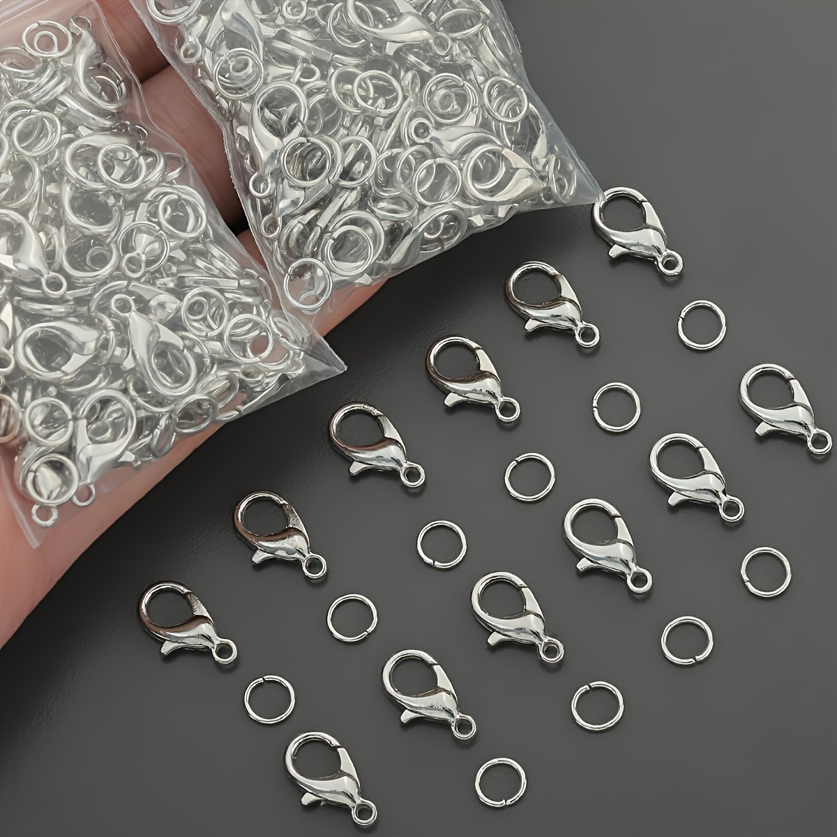 1/2/300pcs Lobster Clasps Open - огляд і ціна Jewelry Making Hoops