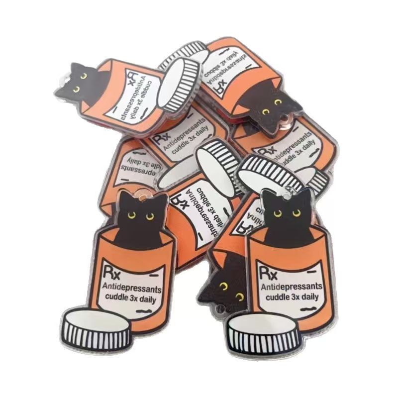 10pcs acrylic medicine cat pen - огляд і ціна Jewelry Making Accessories