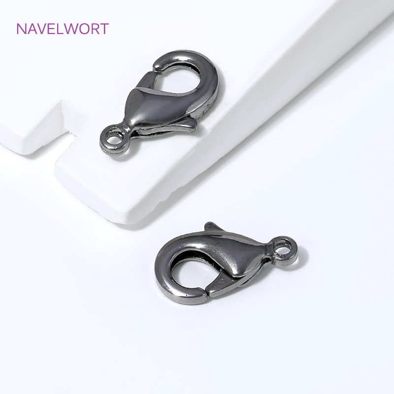 Black Plated Brass 12mm Lobste - огляд і ціна Jewelry Making Items