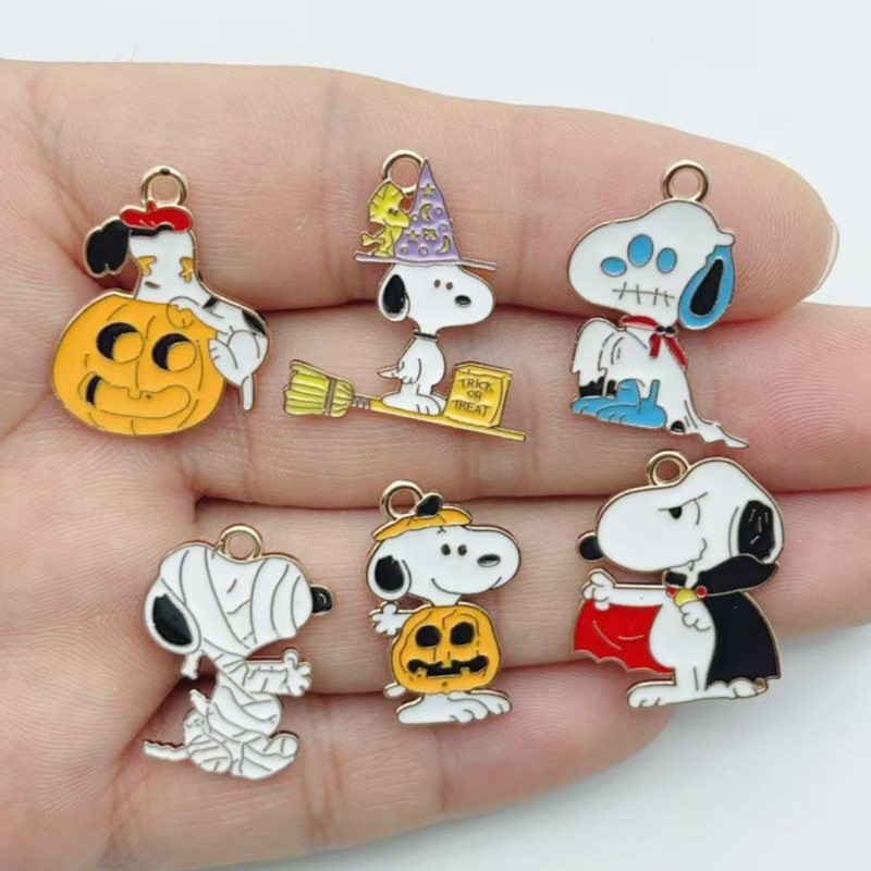10Pcs Cute Halloween Cartoon P - огляд і ціна Jewelry Making Accessories