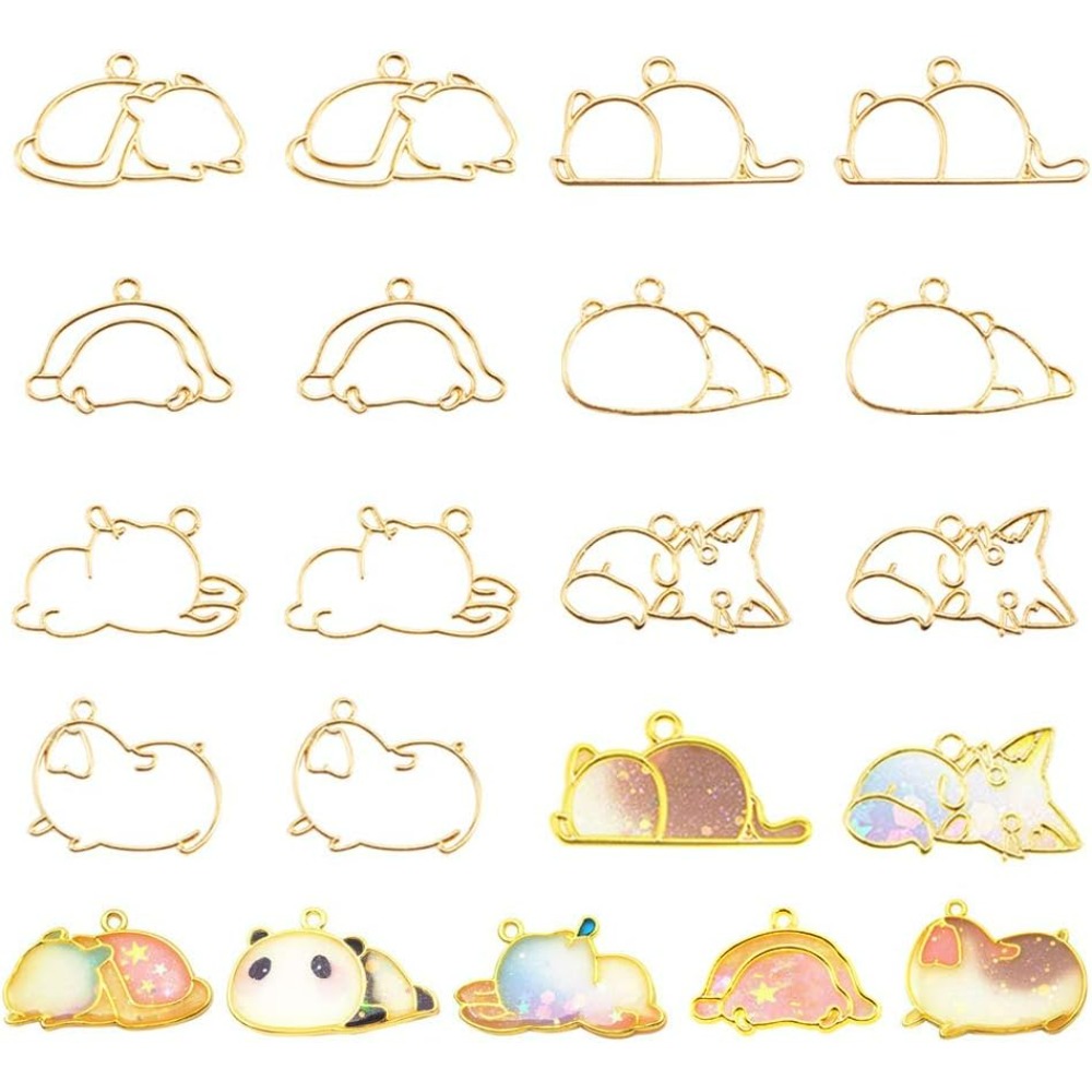 14pcs Hibernator Theme Open Be - огляд і ціна Jewelry Making With Resin