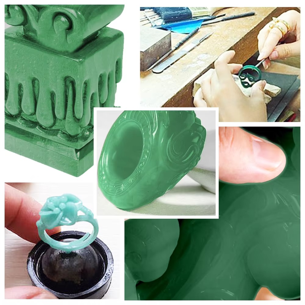 Green Carving Wax Brick 70x90m - огляд і ціна Jewelry Making Wax