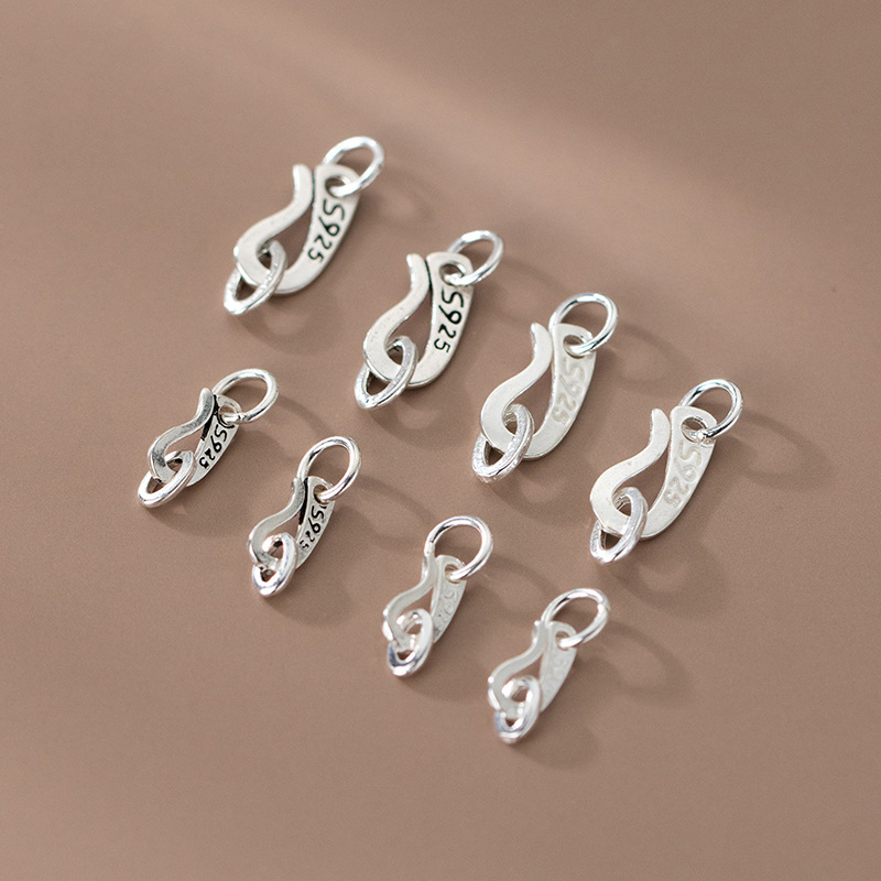 S925 Sterling Silver S Shape C - огляд і ціна Jewelry Making In La