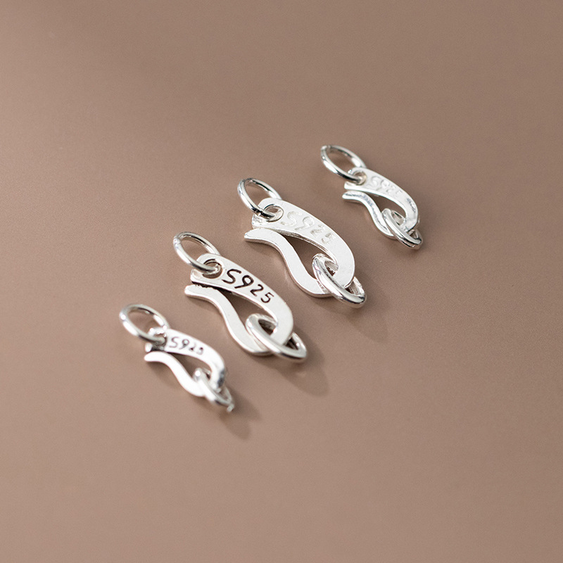 S925 Sterling Silver S Shape C - огляд і ціна Jewelry Making In La