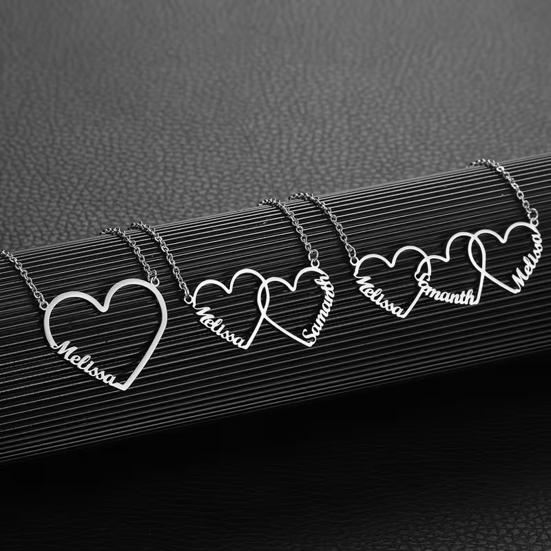 Custom Interlocking Heart Name - огляд і ціна Making Custom Jewelry