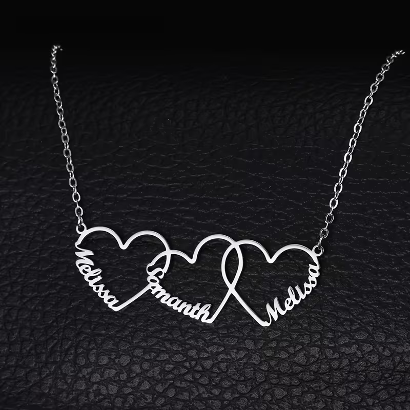 Custom Interlocking Heart Name - огляд і ціна Making Custom Jewelry