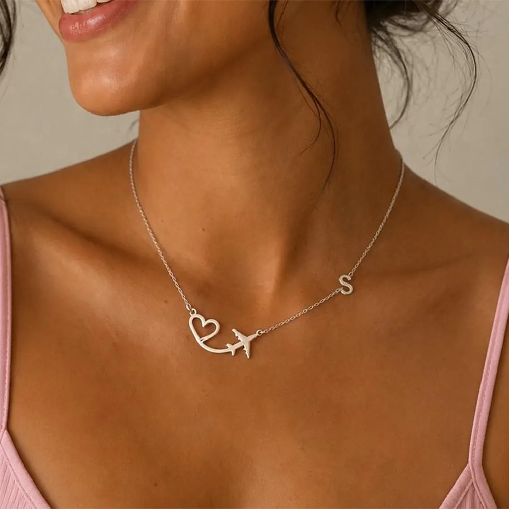Personalized Heart Airplane In - огляд і ціна Making Custom Jewelry