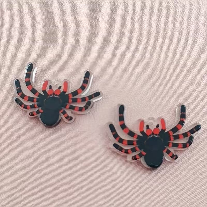 10pcs acrylic Halloween spider - огляд і ціна Jewelry Making Accessories