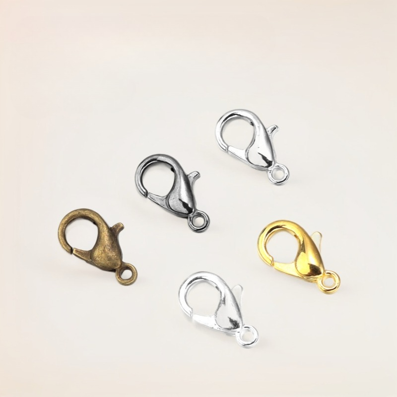 100pcs 9 12 14mm Zinc Alloy Lo - огляд і ціна Jewelry Making Material