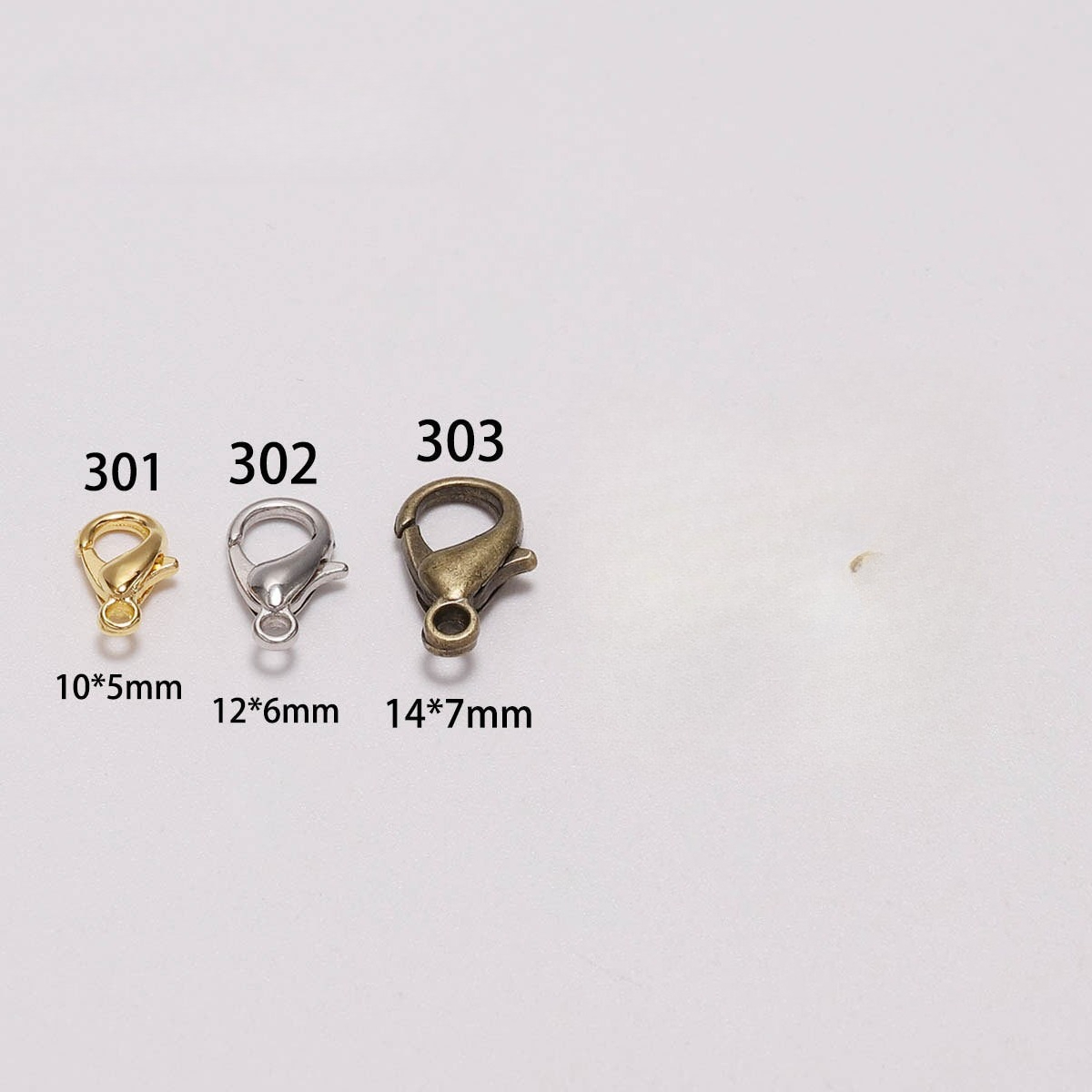 100pcs 9 12 14mm Zinc Alloy Lo - огляд і ціна Jewelry Making Material