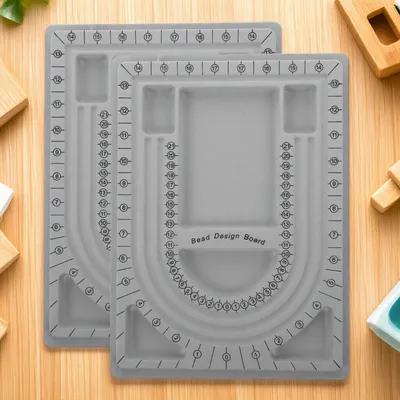 2Pcs Bead Design Boards Neckla - огляд і ціна Bead Organizer Tray