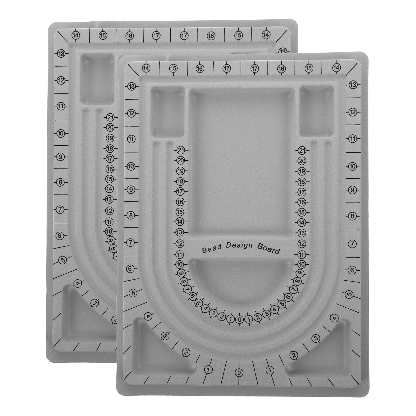 2Pcs Bead Design Boards Neckla - огляд і ціна Bead Organizer Tray