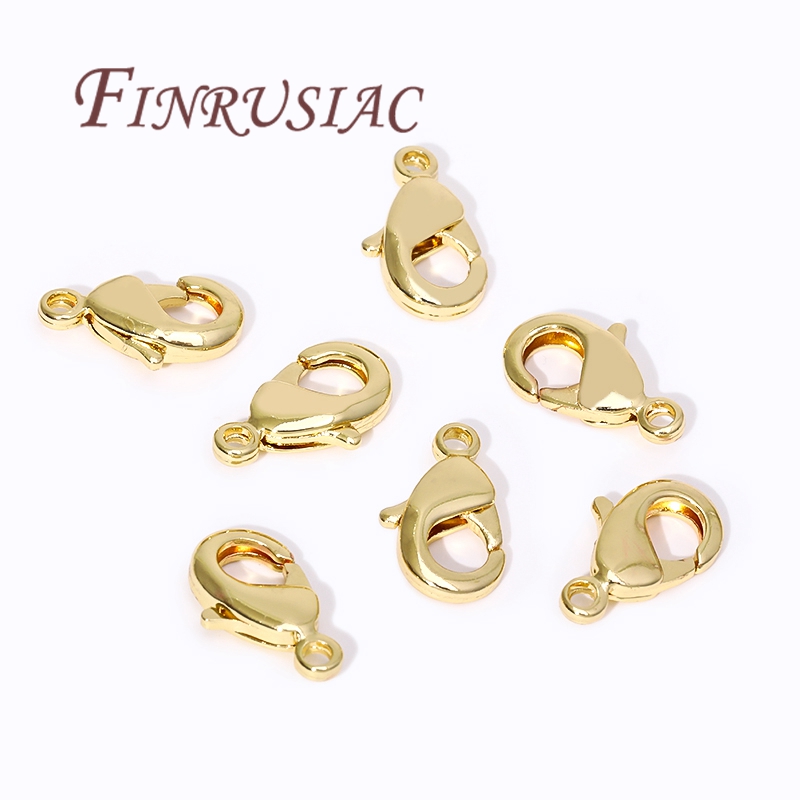 18K Gold Plated Lobster Clasps - огляд і ціна Jewelry Making Supplies