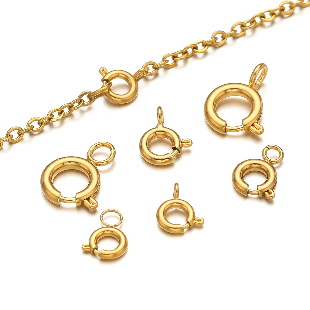 10pcs Stainless Steel Spring R - огляд і ціна Jewelry Making Material