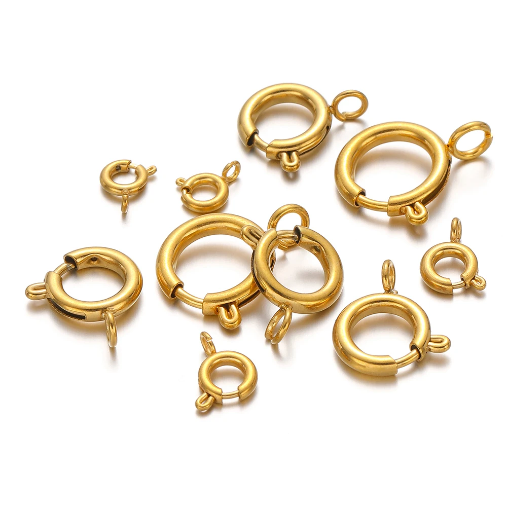10pcs Stainless Steel Spring R - огляд і ціна Jewelry Making Material