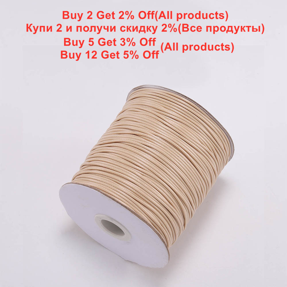 10M/Lot 0.5-2.5mm Leather Line - огляд і ціна Jewelry Making Wax