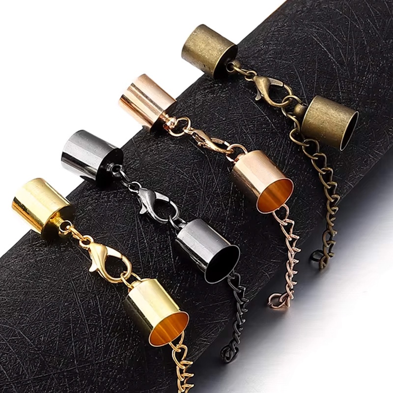 10Sets Leather Cord End Caps W - огляд і ціна Jewelry Making Material