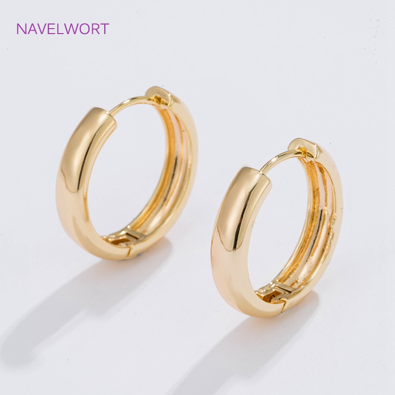 6 Sizes Gold Plated Circle Hoo - огляд і ціна Jewelry Making Supplies