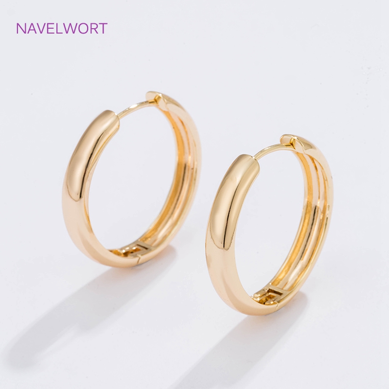6 Sizes Gold Plated Circle Hoo - огляд і ціна Jewelry Making Supplies