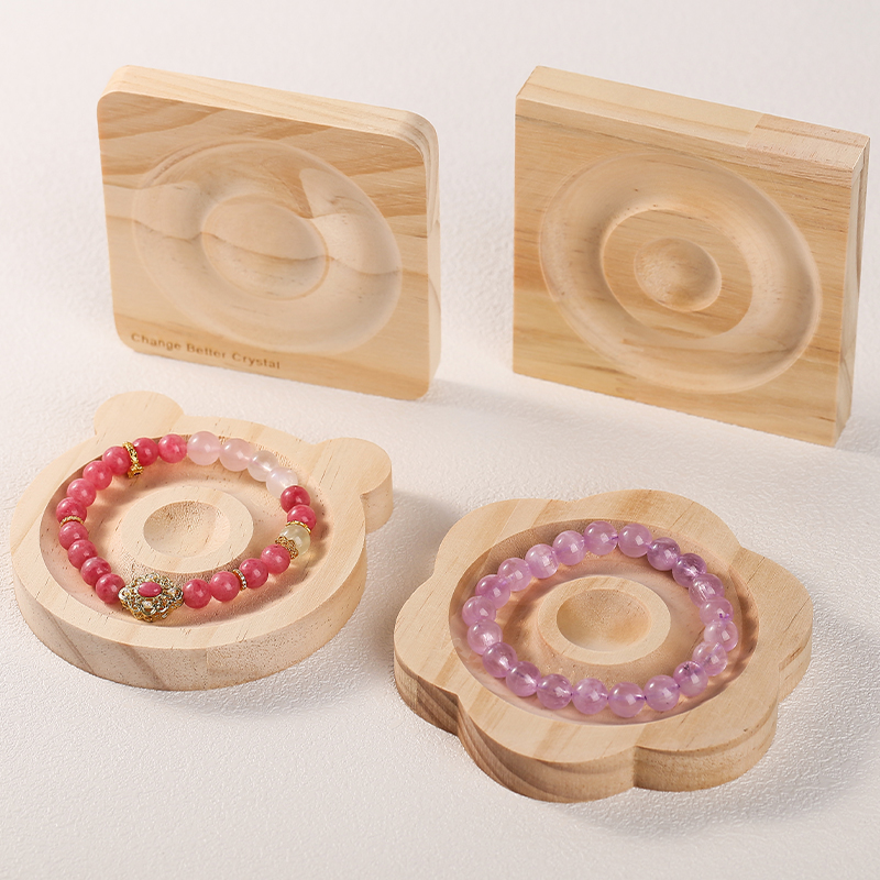 1Pc DIY Natural Wooden Beading - огляд і ціна Bead Organizer Tray