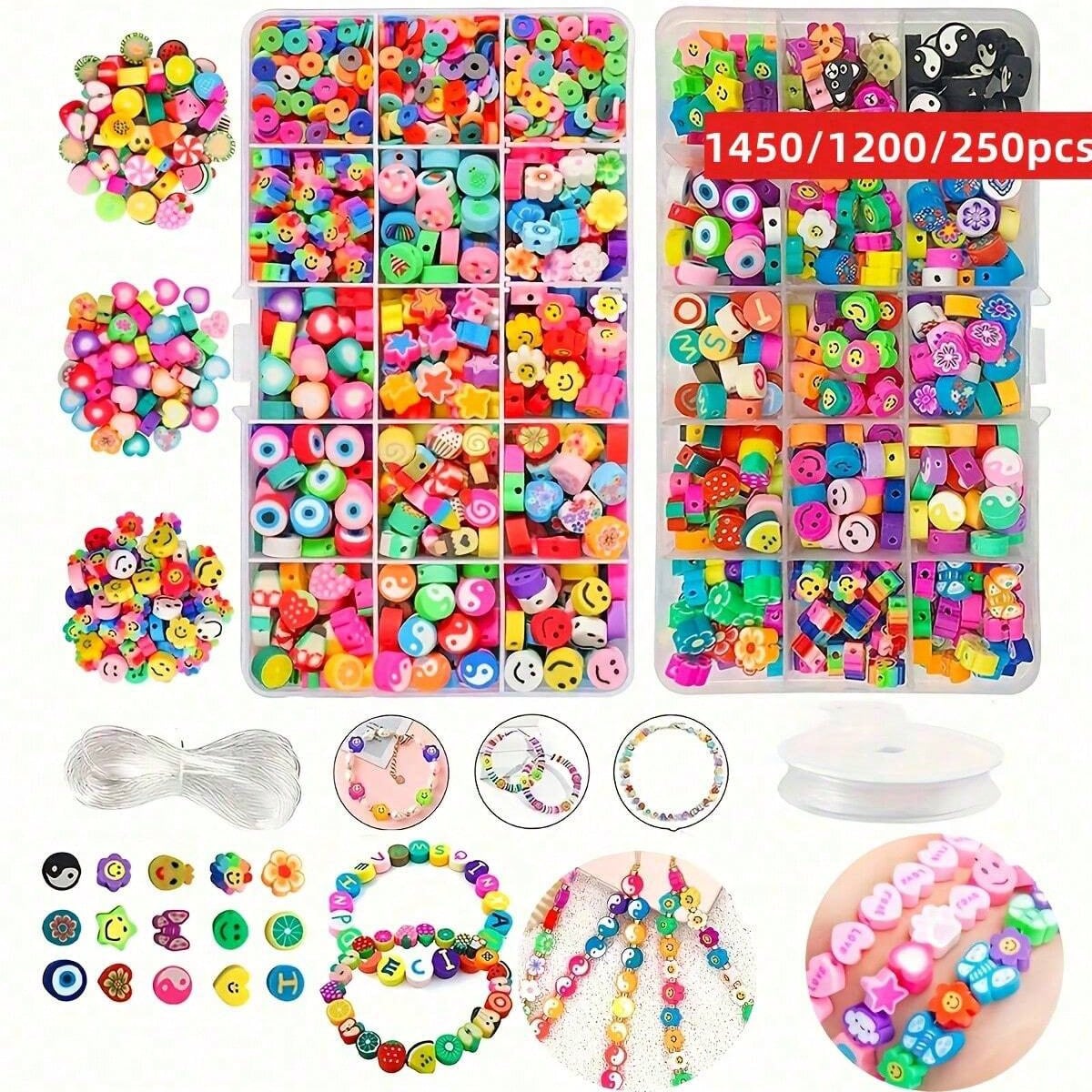 1450/1200/250pcs Polymer Clay  - огляд і ціна Bead Organizer Tray