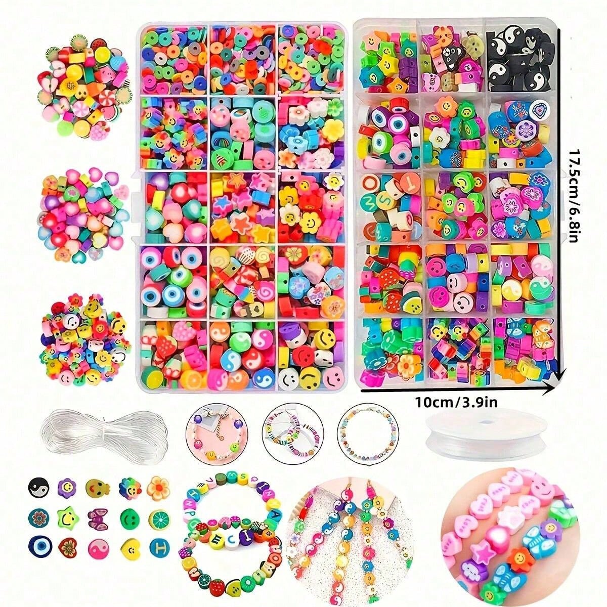 1450/1200/250pcs Polymer Clay  - огляд і ціна Bead Organizer Tray