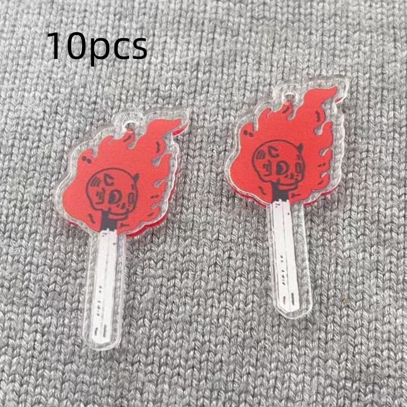 10pcs acrylic skull pendant, D - огляд і ціна Jewelry Making Accessories