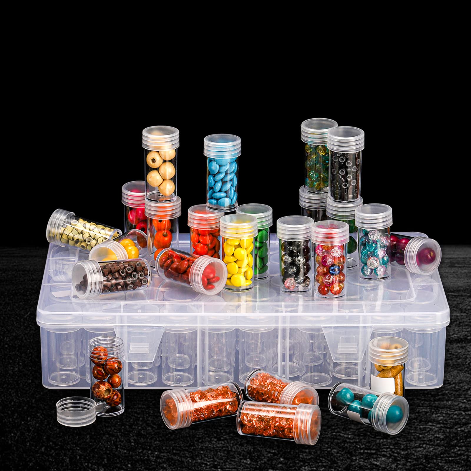 1pc 24/30//38/60 Slots Plastic - огляд і ціна Bead Organizer Tray