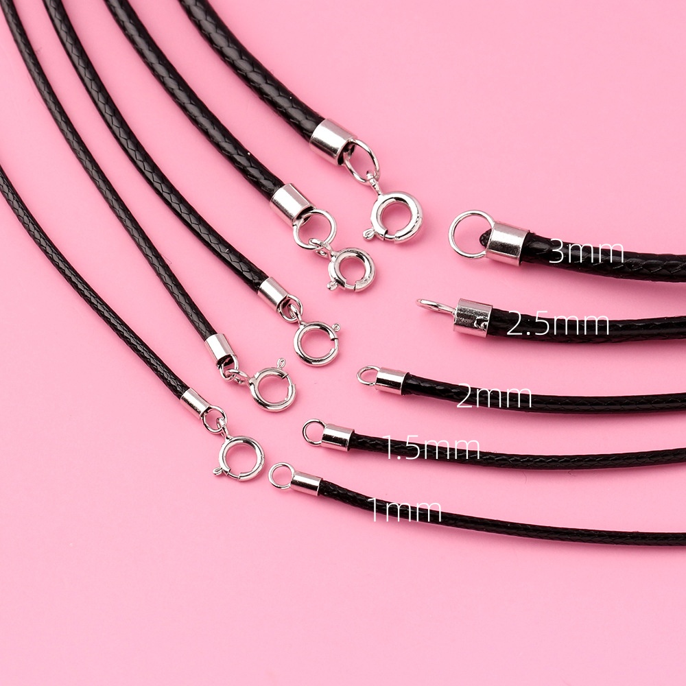 925 Silver Black Braided Leath - огляд і ціна Jewelry Making In La