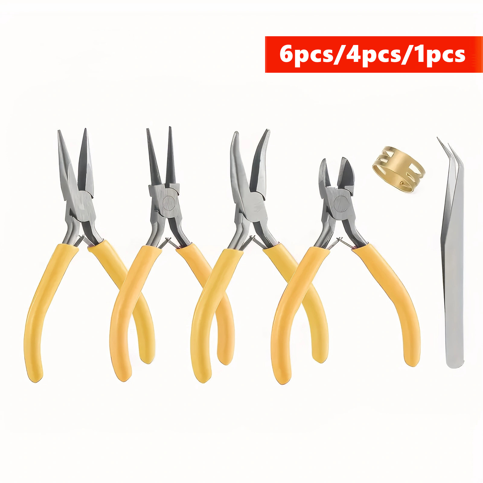 6/4/1pcs Yellow Jewelry Making - огляд і ціна Jewelry Making Pliers