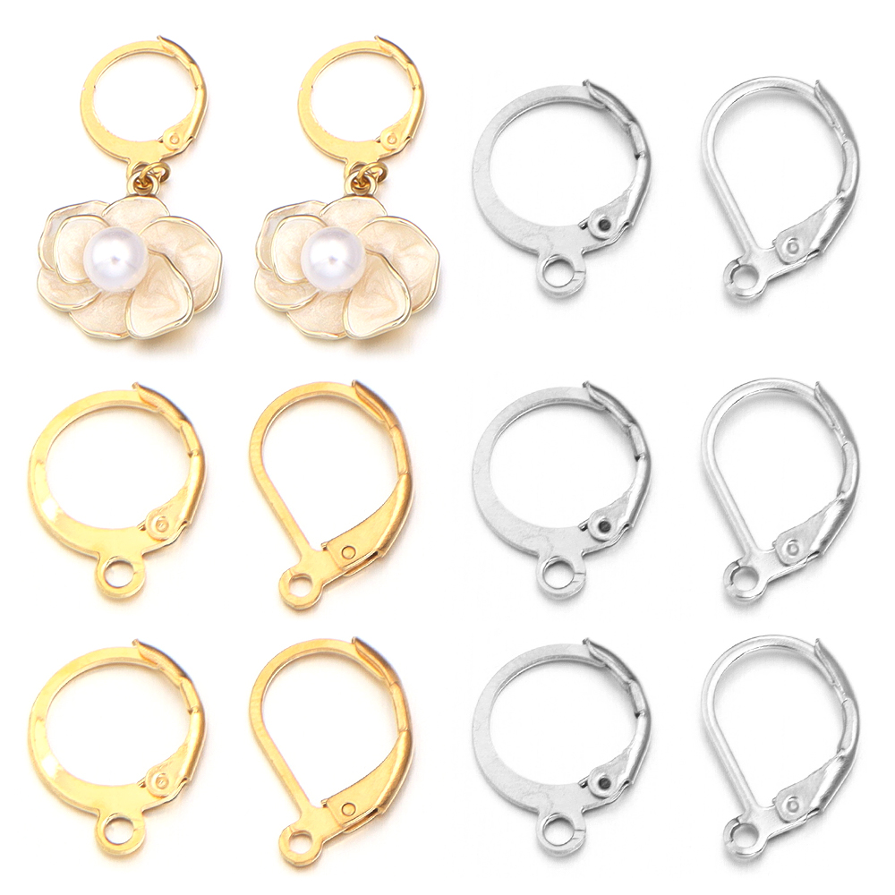 20pcs/lot Stainless Steel Ear  - огляд і ціна Jewelry Making Supplies