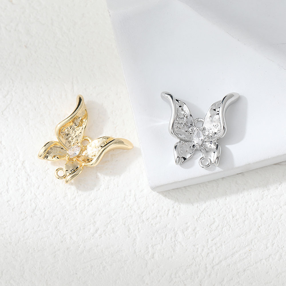 2PCS Dainty Butterfly Ear Stud - огляд і ціна Jewelry Making Supplies