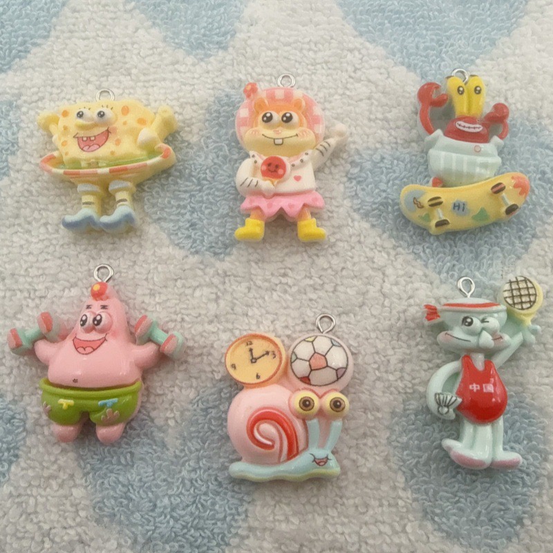 10pcs cartoon resin pendant, D - огляд і ціна Jewelry Making Accessories