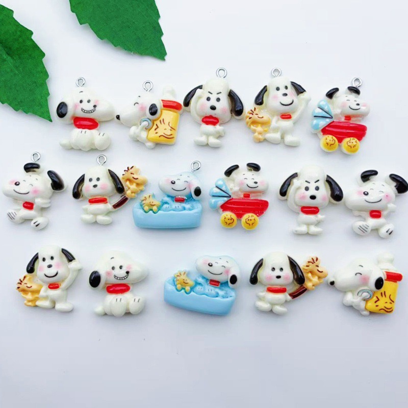 12pcs resin cartoon dog pendan - огляд і ціна Jewelry Making With Resin
