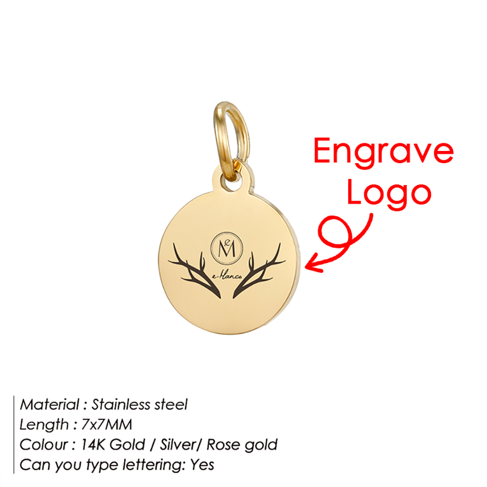 EMANCO Custom Logo Tags Stainl - огляд і ціна Making Custom Jewelry