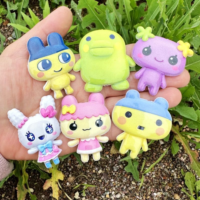 45mm Cartoon Tamagotchi double - огляд і ціна Jewelry Making Accessories