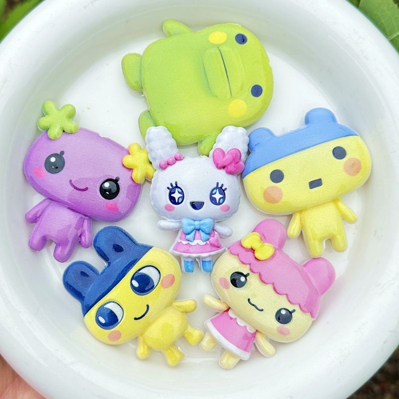 45mm Cartoon Tamagotchi double - огляд і ціна Jewelry Making Accessories