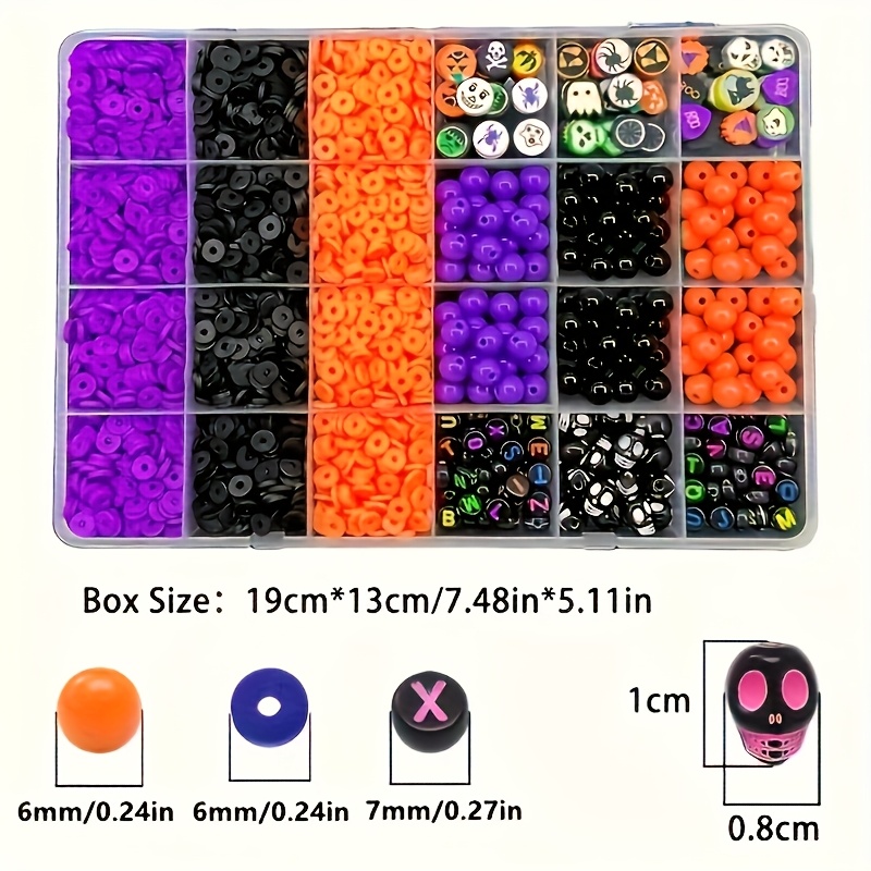 2700pcs， Halloween colored rou - огляд і ціна Bead Organizer Tray