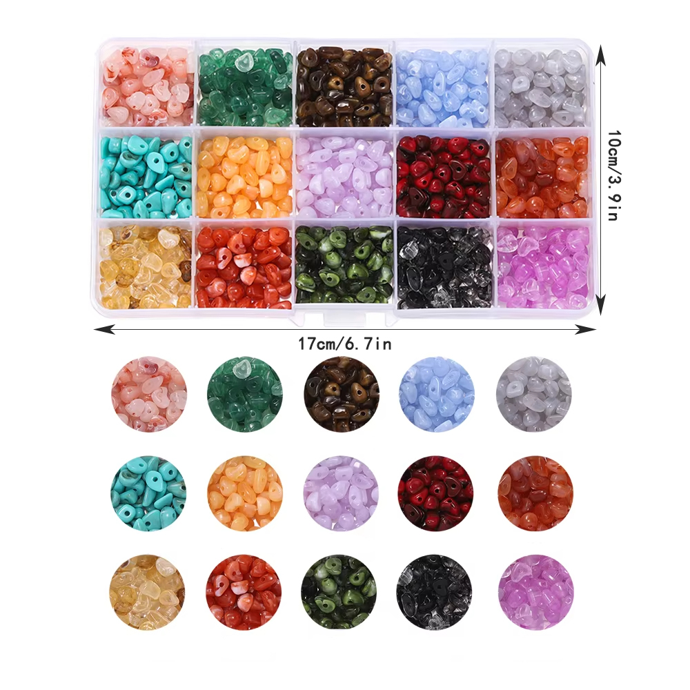About 525pcs/Box Imitation Nat - огляд і ціна Bead Organizer Tray
