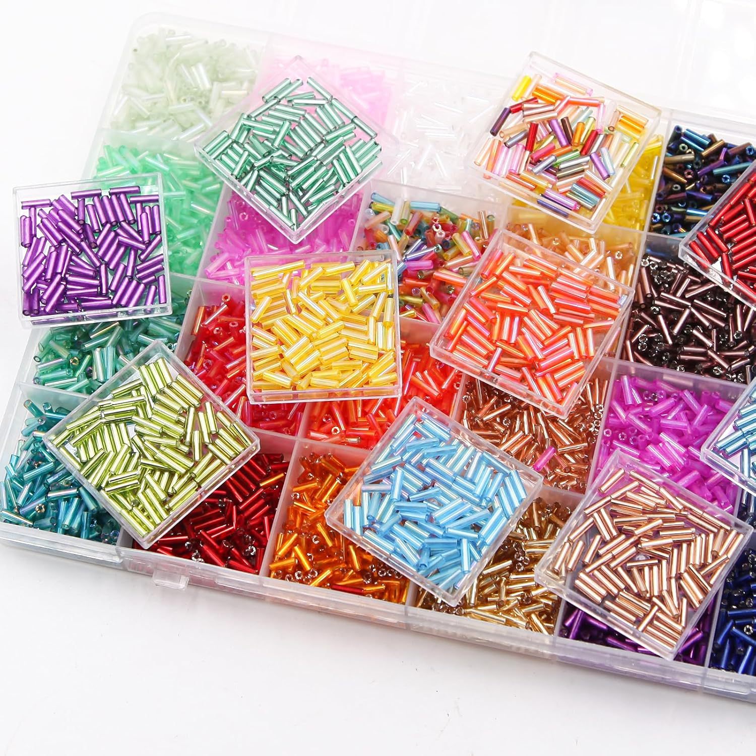 About 6720Pcs/Box 7mm 28 Color - огляд і ціна Bead Organizer Tray