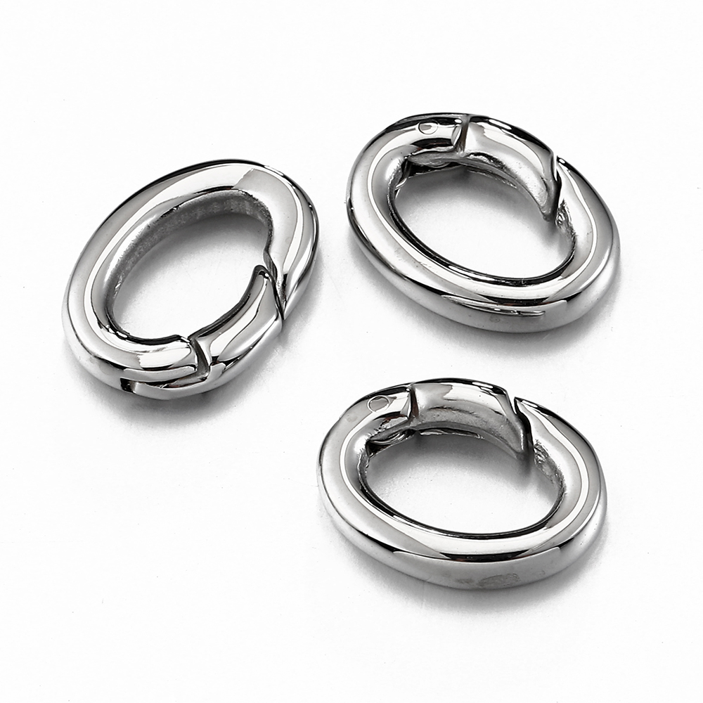 2pcs/1pc Stainless Steel Sprin - огляд і ціна Jewelry Making Hoops