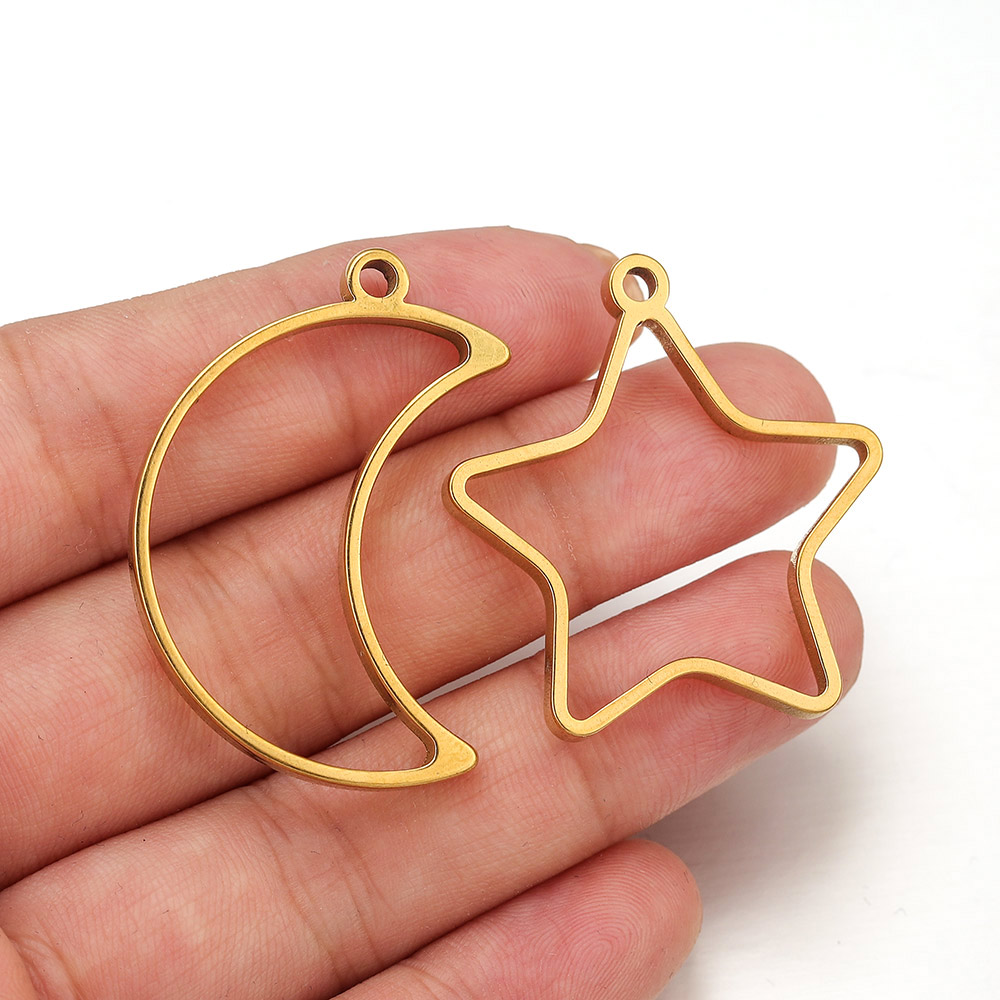 10pcs Stainless Steel Geometri - огляд і ціна Jewelry Making With Resin