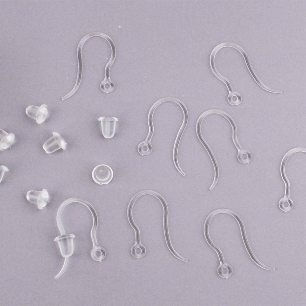 40pcs Clear Plastic Earring Ho - огляд і ціна Jewelry Making With Resin