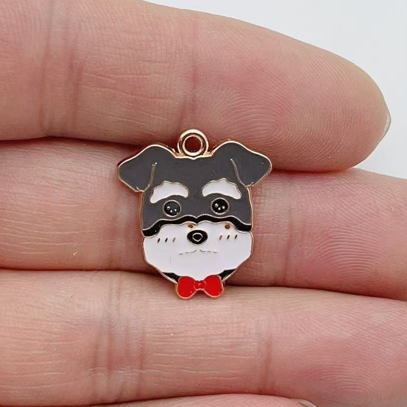 12pcs cartoon pet spotted dog  - огляд і ціна Jewelry Making Accessories