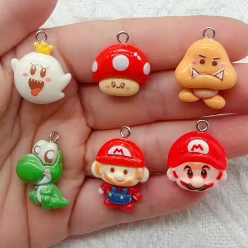 10pcs resin cartoon pendant, D - огляд і ціна Jewelry Making Accessories