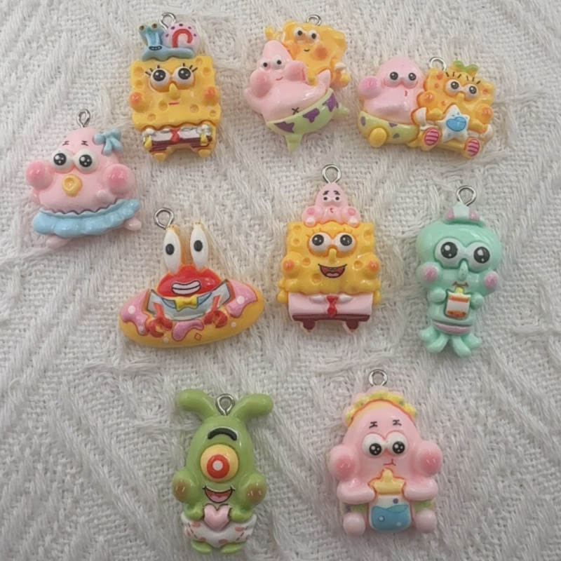 10pcs cartoon resin pendant, D - огляд і ціна Jewelry Making With Resin