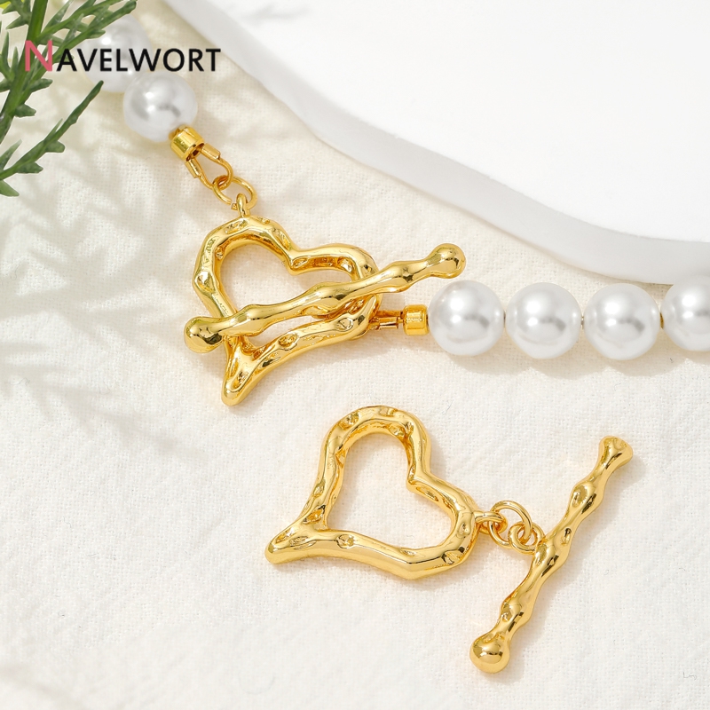 18K Gold Plated Heart Shape OT - огляд і ціна Jewelry Making Material
