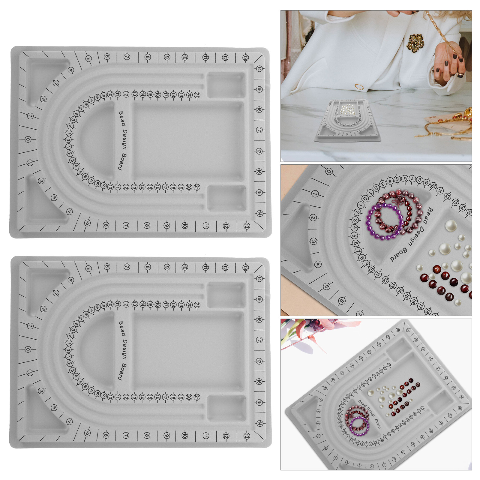 2Pcs Bead Design Board Jewelry - огляд і ціна Jewelry Making Accessories