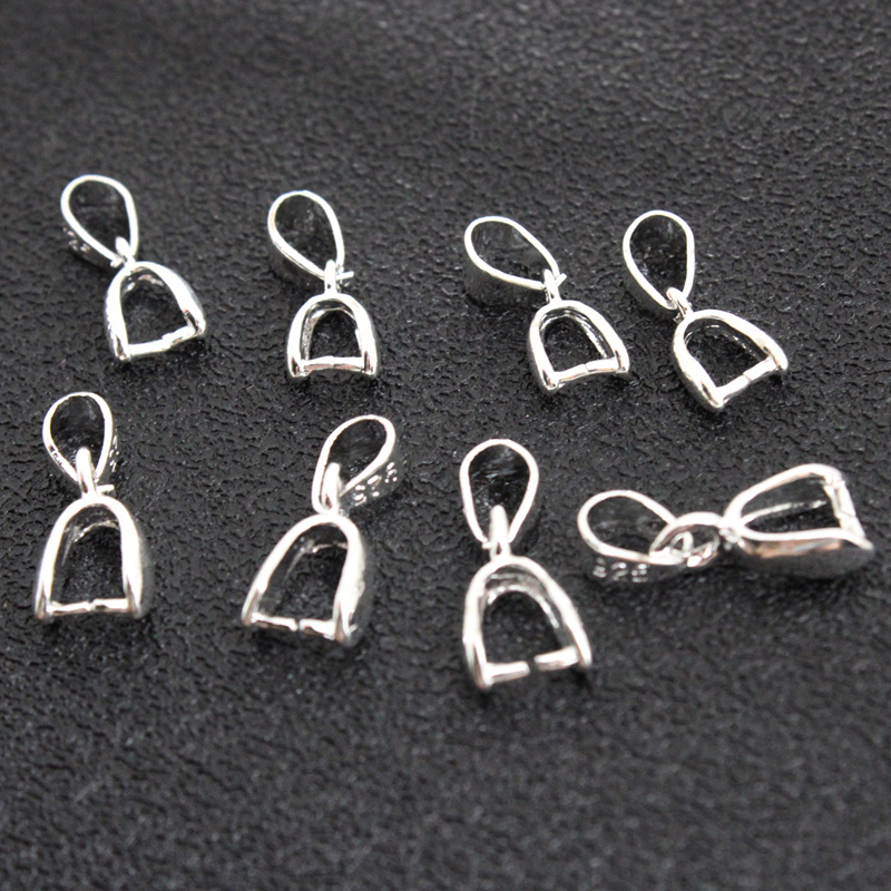 10Pcs 925 Stering Silver Plate - огляд і ціна Jewelry Making Material